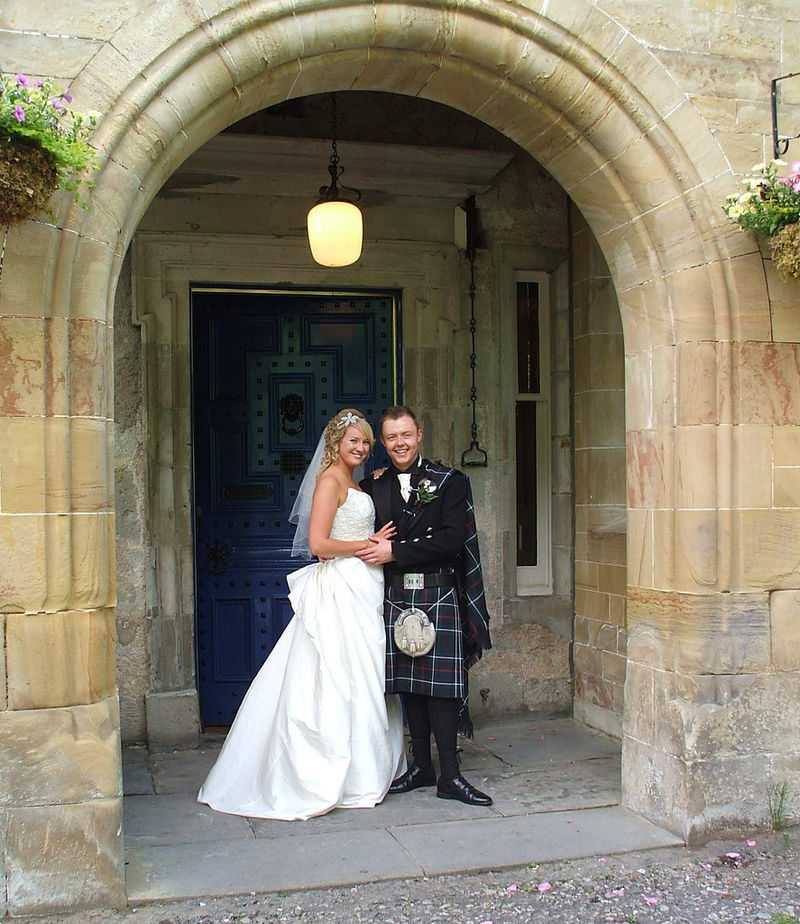 Scottish newlyweds